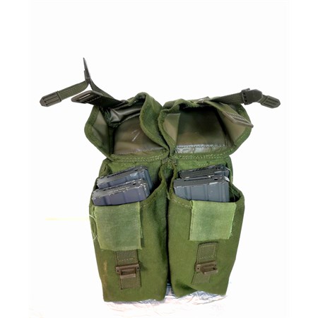 Double Ammo Pouch Dpm Inglese Verde  in Equipaggiamento