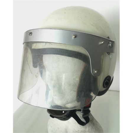 Casco bianco  Antisommossa Polizia Inglese Romer  in Equipaggiamento