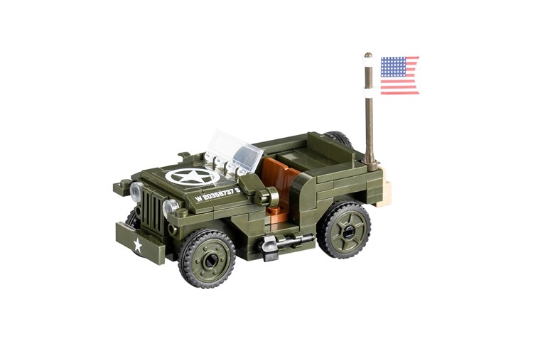 Sluban Gioco a Mattoncini Sluban WWII Jeep US Army Sluban