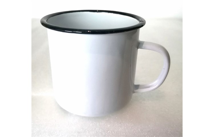  Tazza in Metallo Smaltata 