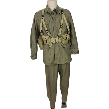Completo M1943 OD3 con Gibernaggio M36 Esercito Americano WW2